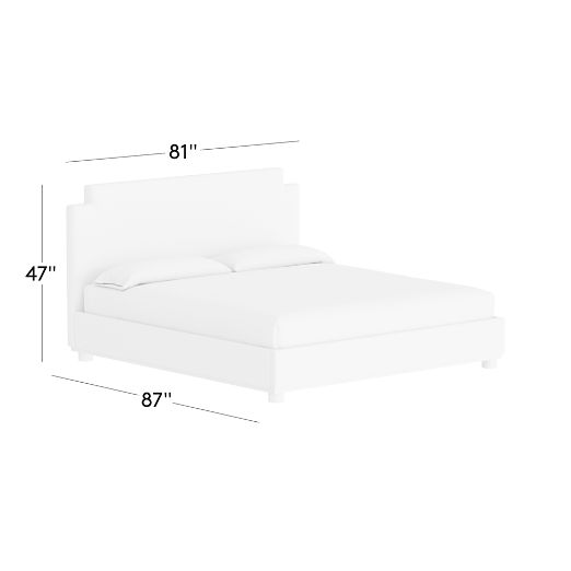 Plaza Bello Saddle Leather Upholstered King Bed