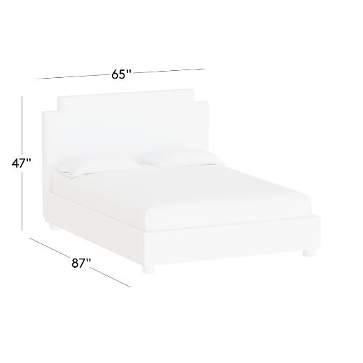 Plaza Bello Saddle Leather Upholstered Bed