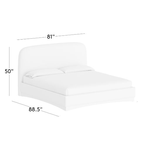 Auburn Bello Saddle Leather Upholstered King Bed