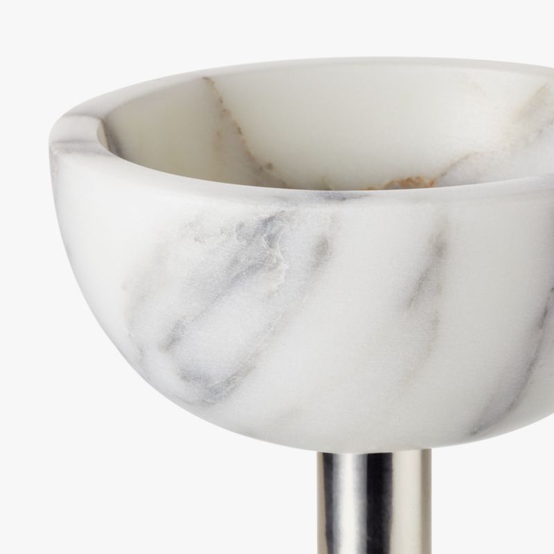 White Marble Tiered Serving Stand by Jennifer Fisher - image 2 of 8