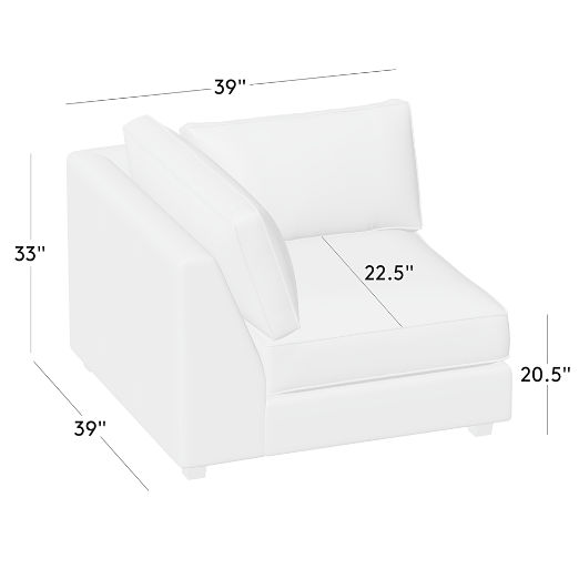 Winona Leather Corner Chair