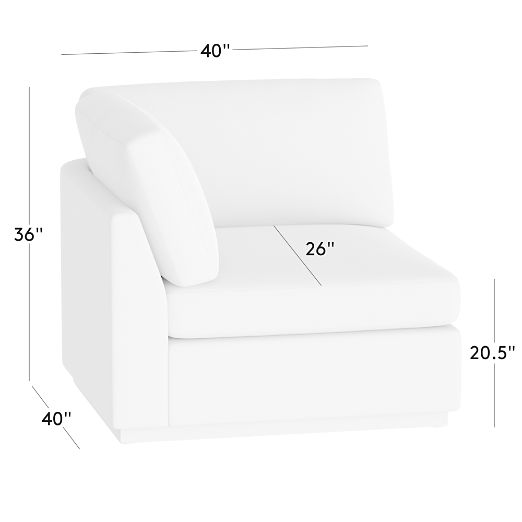 Stormo Leather Corner Chair