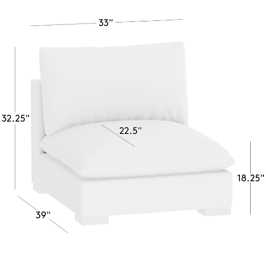 Deseo White Performance Fabric Standard Depth Arlmess Chair