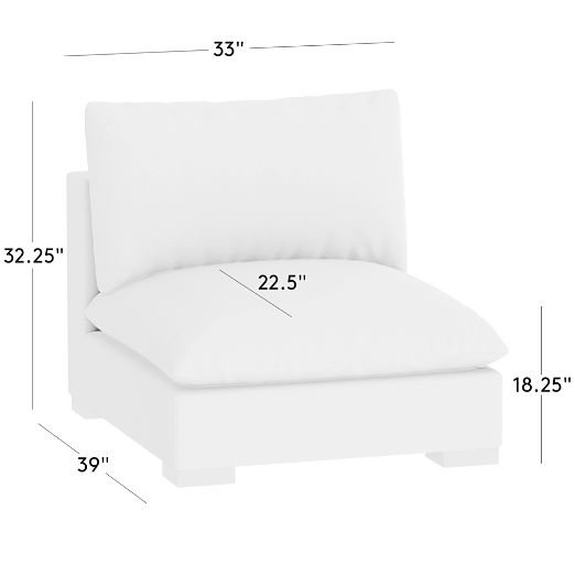 Deseo White Performance Fabric Standard Depth Arlmess Chair