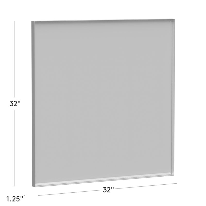 View Graduate Beveled Brass Square Wall Mirror 32"X32" - image 3 of 6