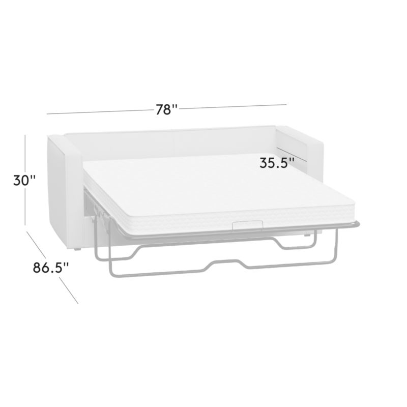 View Club 77" Sleeper Sofa - image 3 of 10