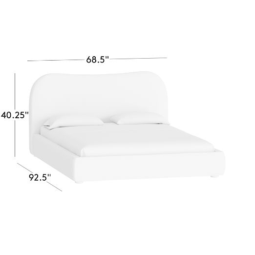 Diana Queen Bello Black Leather Bed by Ross Cassidy