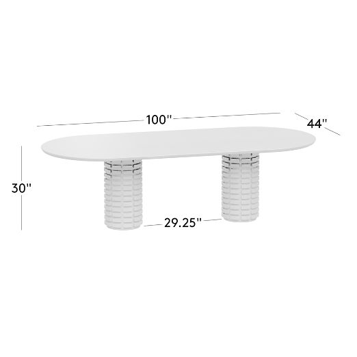 Modern Oval Dining Tables for Dining Rooms and Kitchens | CB2