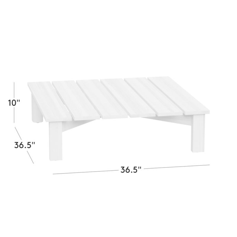 Cabra Teak Outdoor Coffee Table | CB2