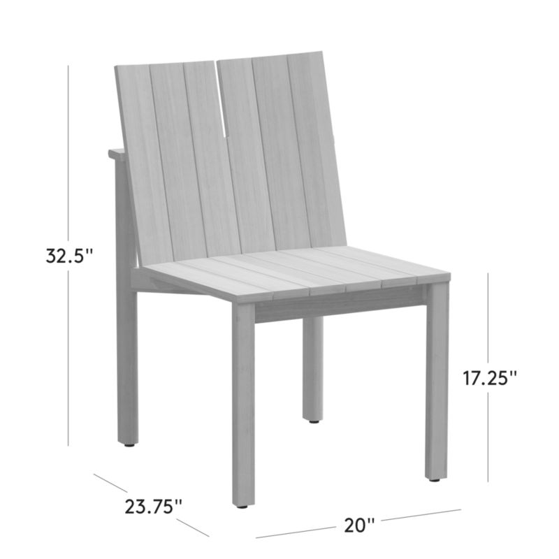 View Cabra Teak Outdoor Dining Chair - image 3 of 4