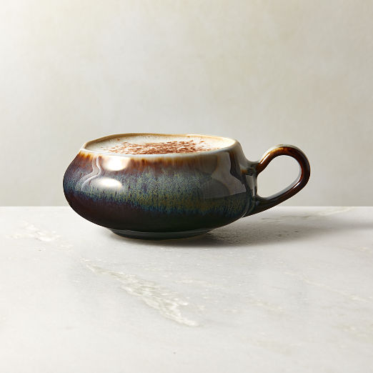 Aba Reactive Glaze Cappuccino Mug 6.7oz