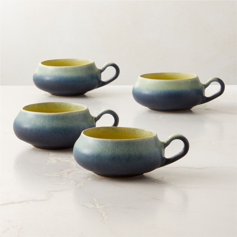 Aba Blue Cappuccino Mug - image 3 of 5