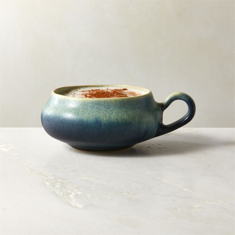 Aba Blue Cappuccino Mug - image 1 of 5