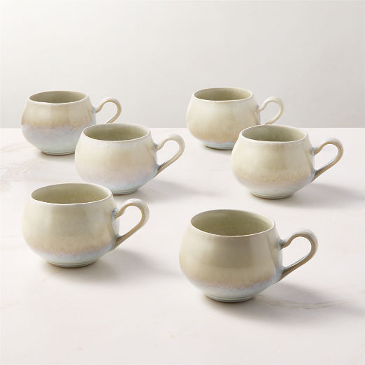 Aba Ivory Mugs 9oz Set of 6