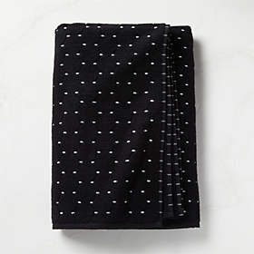 Y's/IKEUCHI ORGANIC] HAND TOWEL (SET OF 2 PIECES)(FREE SIZE Off White x  Black): Y's｜THE SHOP YOHJI YAMAMOTO