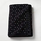 Brooks Ribbed Organic Cotton Black Washcloth