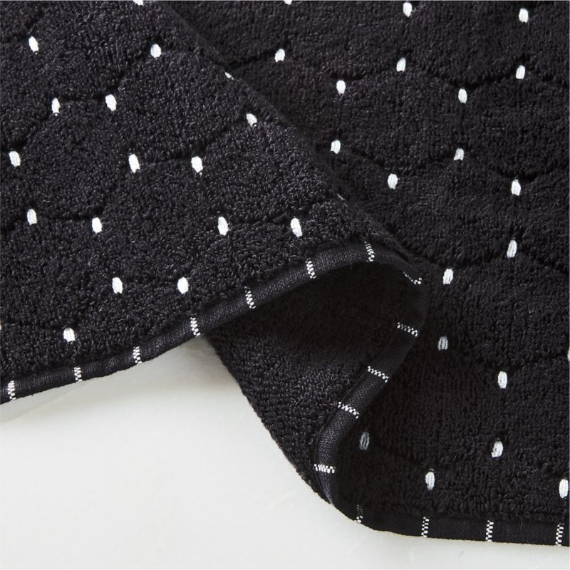 Y's/IKEUCHI ORGANIC] HAND TOWEL (SET OF 2 PIECES)(FREE SIZE Off White x  Black): Y's｜THE SHOP YOHJI YAMAMOTO