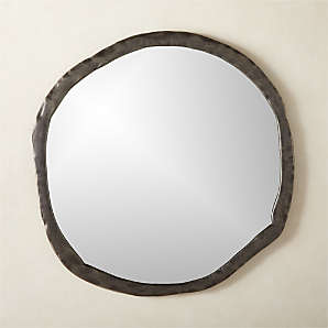 Modern Wall Mirrors Round Square, Rustic Round Mirror Canada