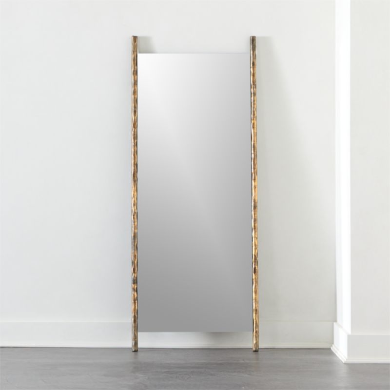 leaning wall mirror