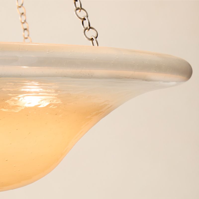 Abryn Textured Glass Pendant Light