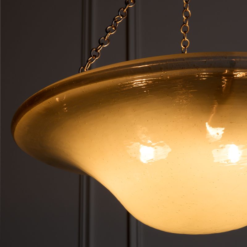 Abryn Textured Glass Pendant Light