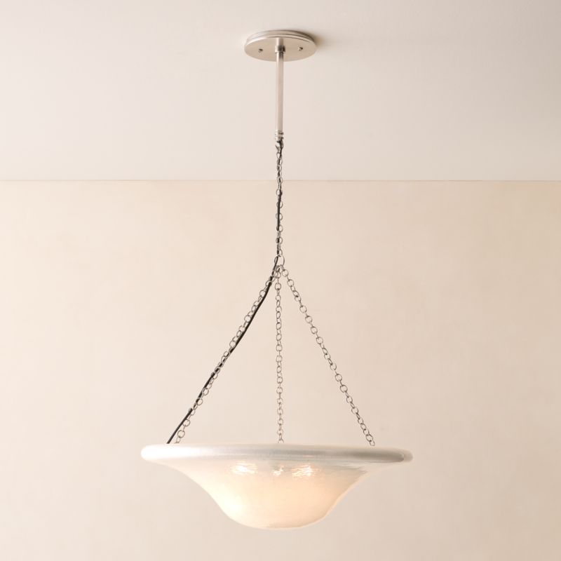 Viewing product image Abryn Textured Glass Pendant Light - image 1 of 6