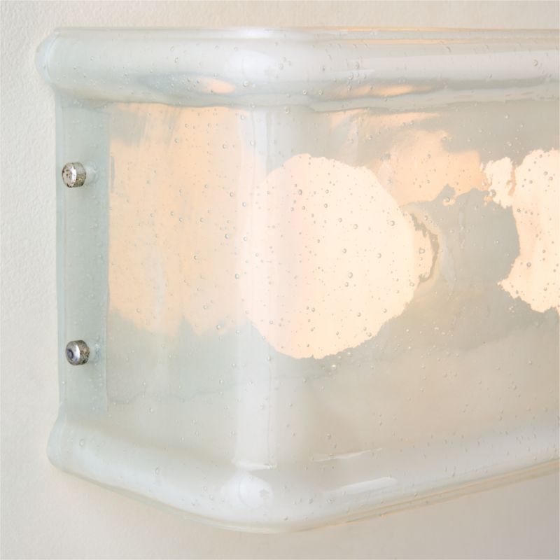 Abryn Textured Glass Wall Sconce 9.5" Set of 2 - image 2 of 5