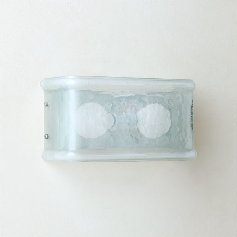 Abryn Textured Glass Wall Sconce 9.5" Set of 2 - image 4 of 5