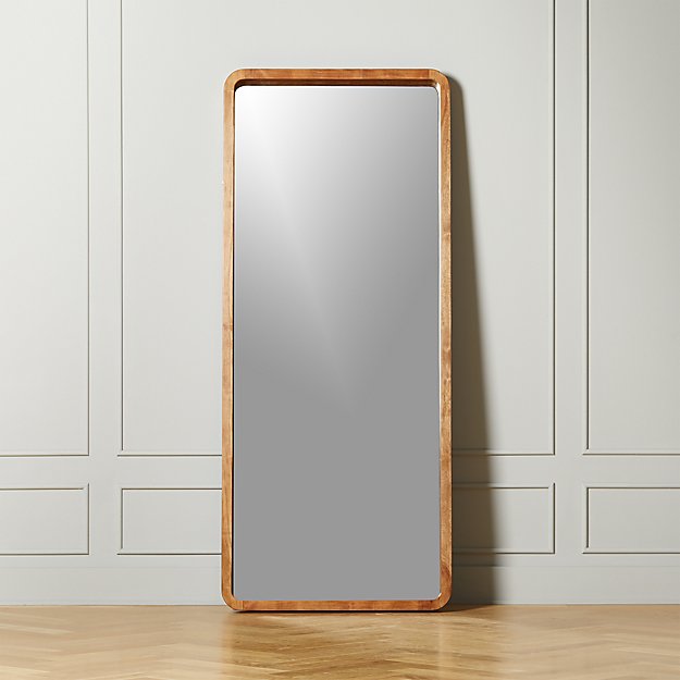 Shop ACACIA WOOD FLOOR MIRROR from CB2 on Openhaus
