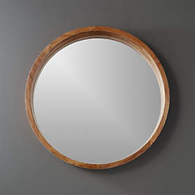 Solomon Rectangular Whitewashed Wood Wall Mirror  Wood wall mirror, Acacia  wood flooring, Wood framed mirror