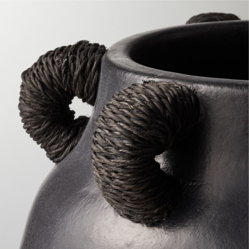 Acadia Black Ceramic Vase - image 3 of 14