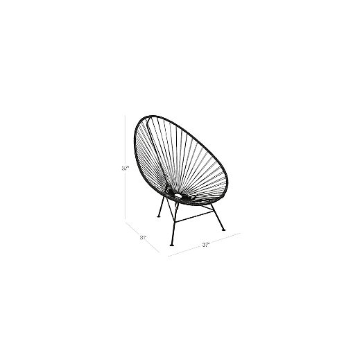 Acapulco Black Outdoor Chair