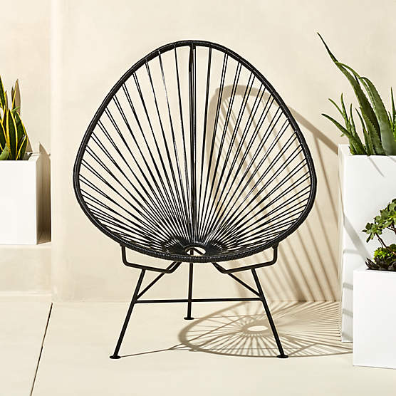 Acapulco Black Outdoor Chair