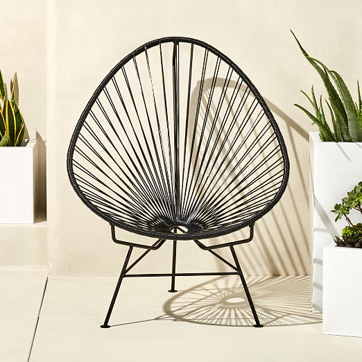 Acapulco Black Outdoor Chair