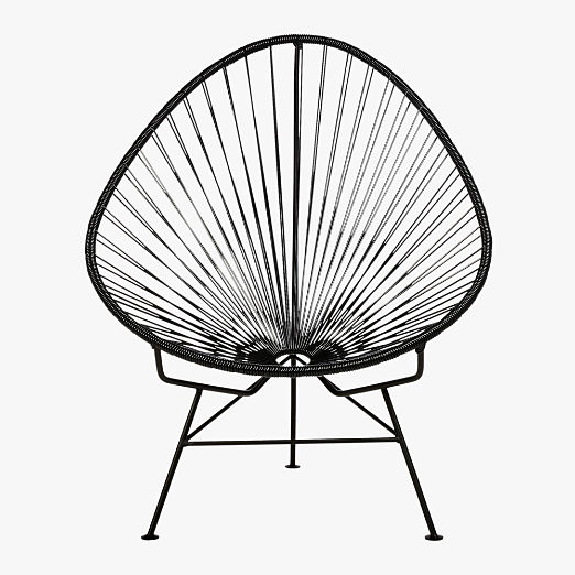 Acapulco Black Outdoor Chair