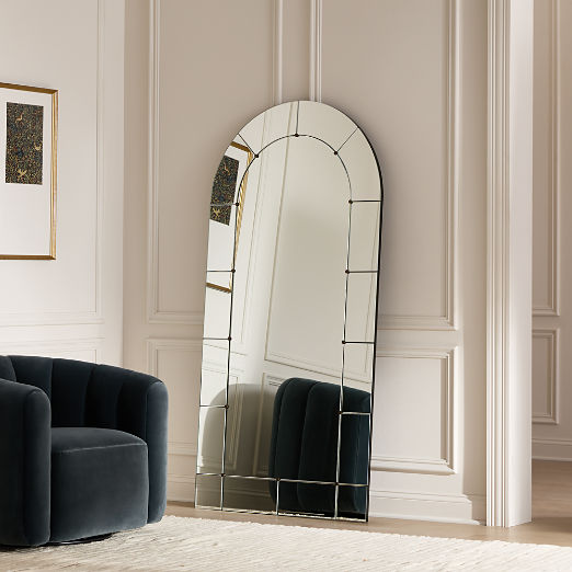 Academy Arched Full-Length Floor Mirror 36"X72"