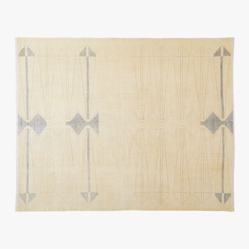 Luma Hand-Knotted Ivory New Zealand Wool Area Rug 12'x15' by Ackerman - image 0 of 5