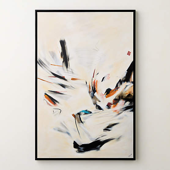 'Acrine' Framed Wall Art 40"x60"