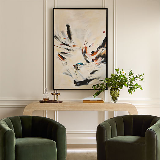 'Acrine' Framed Wall Art 40"x60"