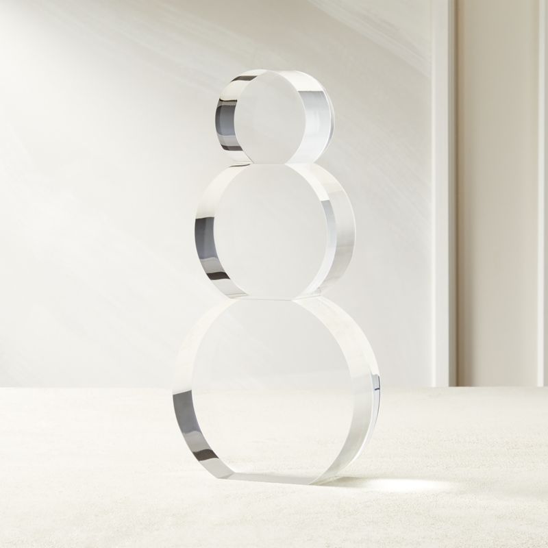 View Acrylic Snowman Large details