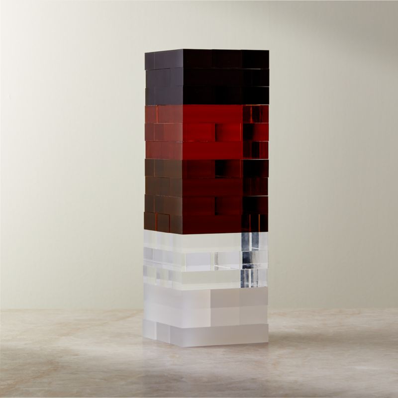 Acrylic Tumbling Tower Game - image 2 of 4