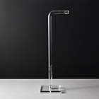 Acrylic and Polished Nickel Free Standing Toilet Paper Holder