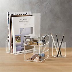Unique Office Supplieodern Desk Accessories Cb2 Acrylic Desk Accessories
