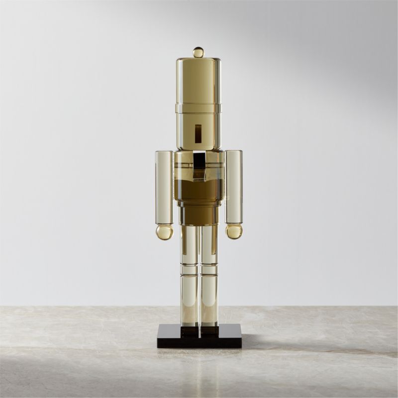 View Green Acrylic Nutcracker Small details