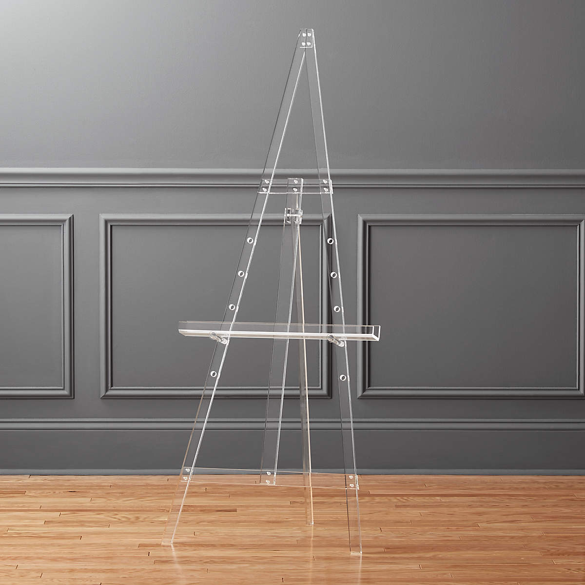 Modern Clear Acrylic Tripod Easel + Reviews | CB2