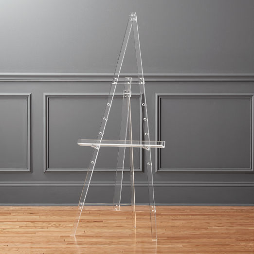 Modern Clear Acrylic Tripod Easel