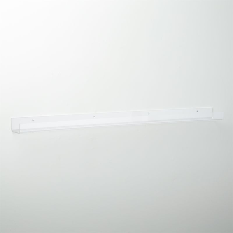 Acrylic Wall Shelf 48" + Reviews | CB2 Canada