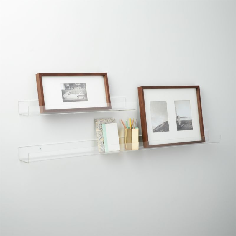 CB2 + Acrylic Storage Shelf