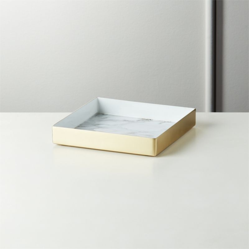 small white tray