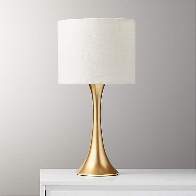 Ada Brass Table Lamp Reviews Cb2, Contemporary Brass Table Lamps